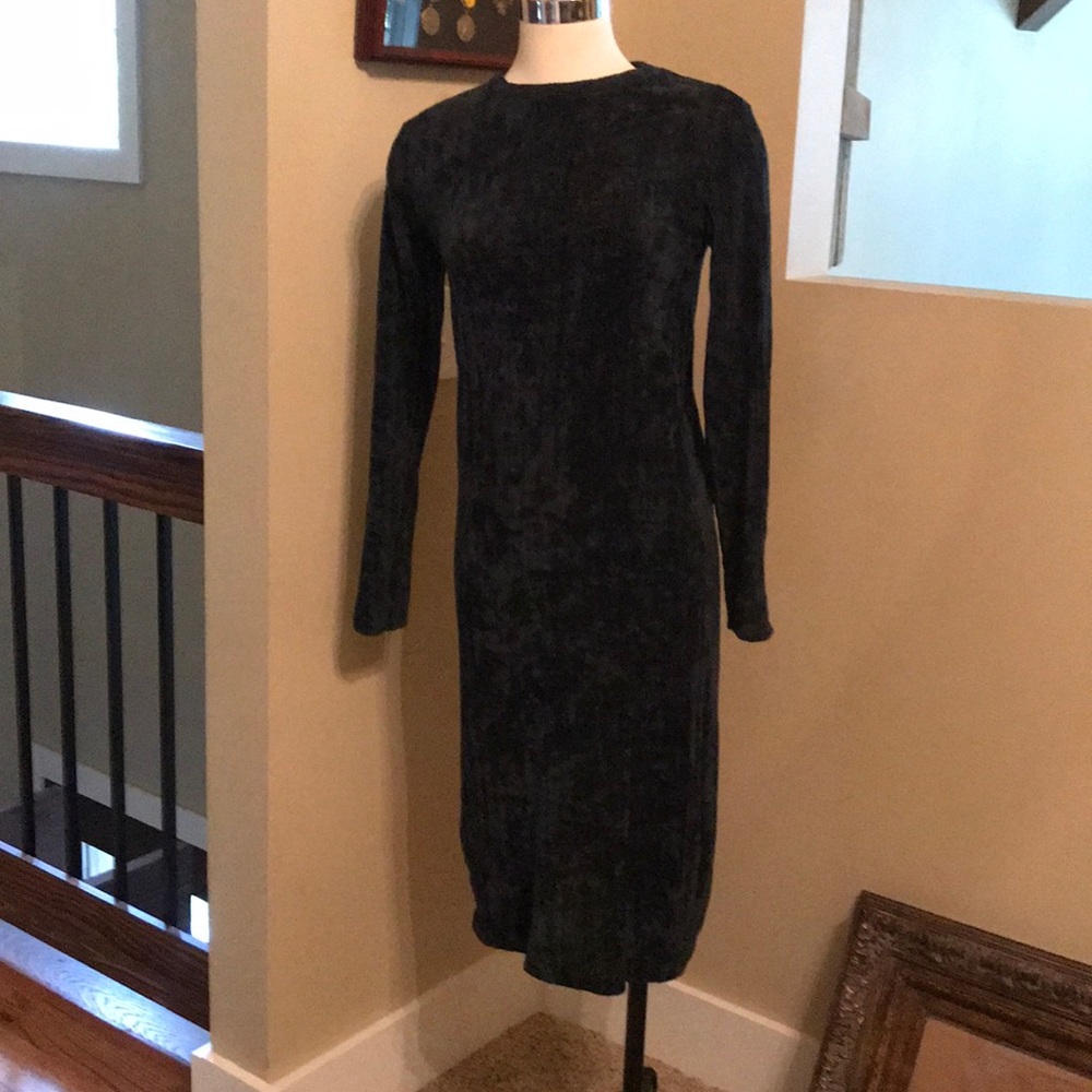 Zara midi dress - dark green